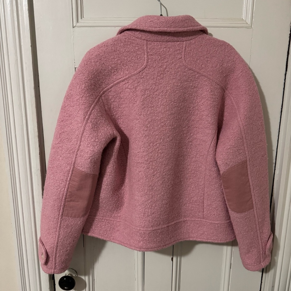 Sundance Boucle Pink Pea Coat - Picture 3 of 5